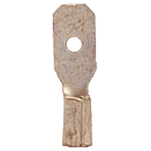 10198BZ 16-14 AWG UNINSULATED BRAZED SEAM MALE QUICK CONNECT .187 TAB WIDTH