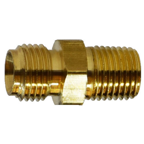 32439 9/16-18 #122LWA BRASS WELDED HOSE FITTING 3/8-18 LEFT HAND WELDING HOSE ADAPTER