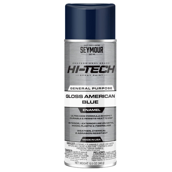 16-127 GLOSS BLUE HI-TECH ENAMEL SPRAY PAINT 16OZ CAN 12 OZ FILL