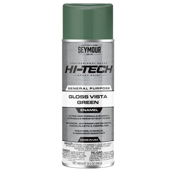 16-131 GLOSS VISTA GREEN HI-TECH ENAMEL SPRAY PAINT 16OZ CAN 12 OZ FILL