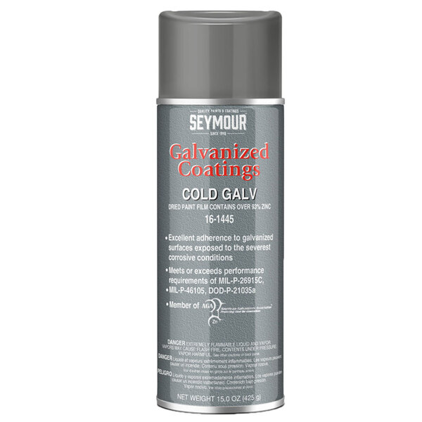 16-1445 COLD GALV PRIMER GALVANIZED COATING SPRAY 16OZ CAN 15OZ FILL