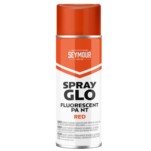 16-1618 FLUORESCENT RED SPRAY GLO WATER BASE SPRAY PAINT 12OZ