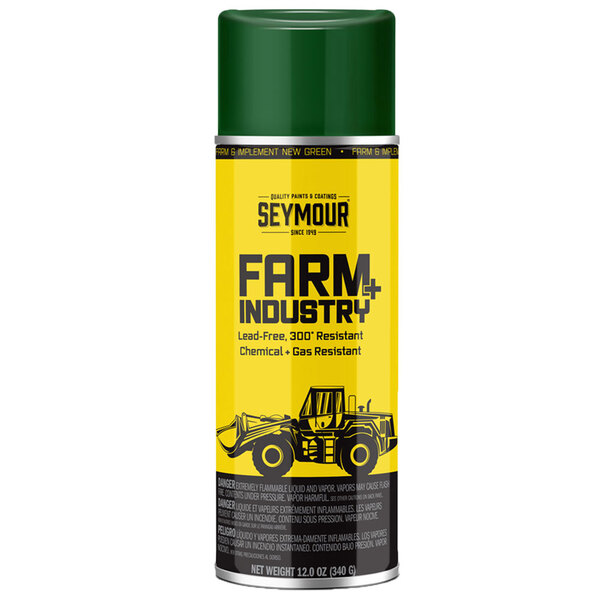 16-268 FARM & IMPLEMENT NEW GREEN FARM & INDUSTRY HEAVY DUTY ENAMEL 16OZ CAN 12OZ FILL