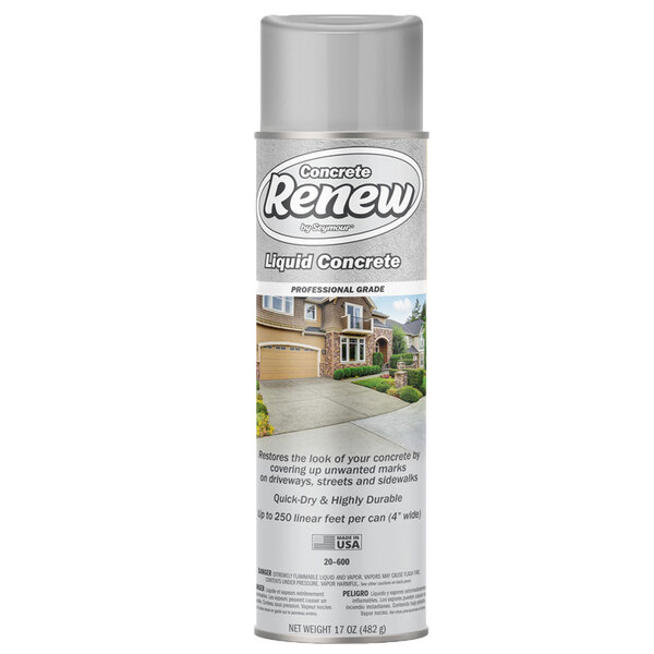 20-600 GRAY CONCETE RENEW SPRAY PAINT 20OZ CAN 17OZ FILL