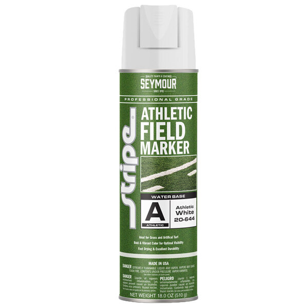 20-644 ATHLETIC FIELD WHITE STRIPE ATHLETIC FIELD MARKER PAINT 20OZ CAN 18OZ FILL