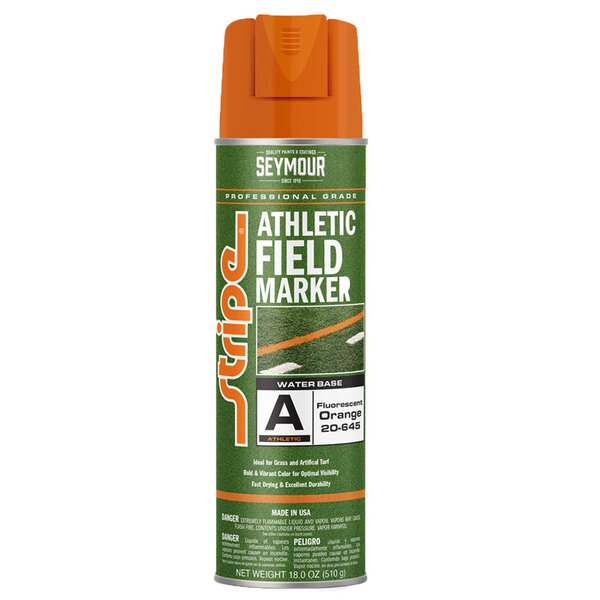 20-645 ATHLETIC FIELD ORANGE STRIPE ATHLETIC FIELD MARKER PAINT 20OZ CAN 18OZ FILL