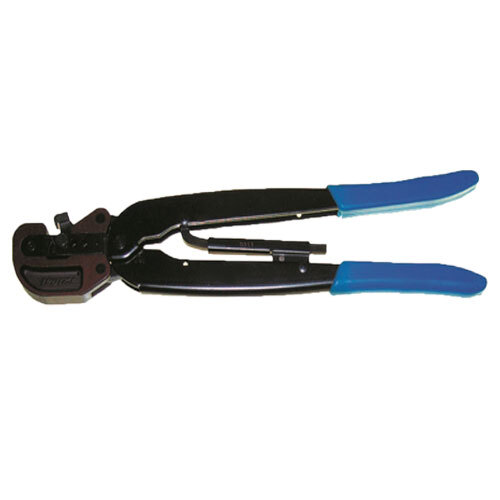 20593 12.8 RATCHET CONTROLLED CRIMPER FOR INSULATED CONNECTORS 12-10 AWG & UNINSULATED 8 AWG