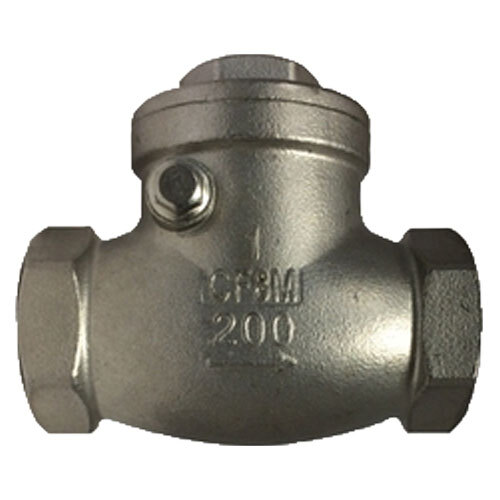 949358 2 316 STAINLESS STEEL SWING CHECK VALVE 200 PSI