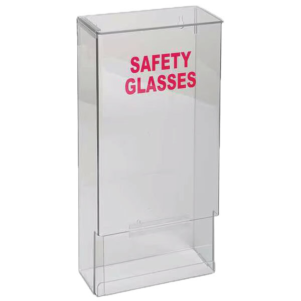 3TCA5 CLEAR SAFETY GLASSES AND GOGGLES DISPENSER WITH LID