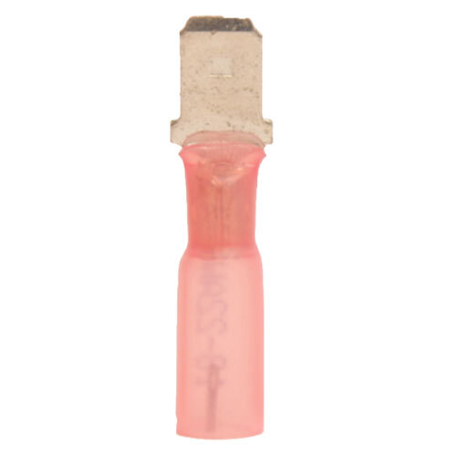 40177 22-18 AWG HEAT SHRINK CRIMP AND SEAL PARTIAL INSULATED MALE QUICK CONNECT .250 TAB WIDTH