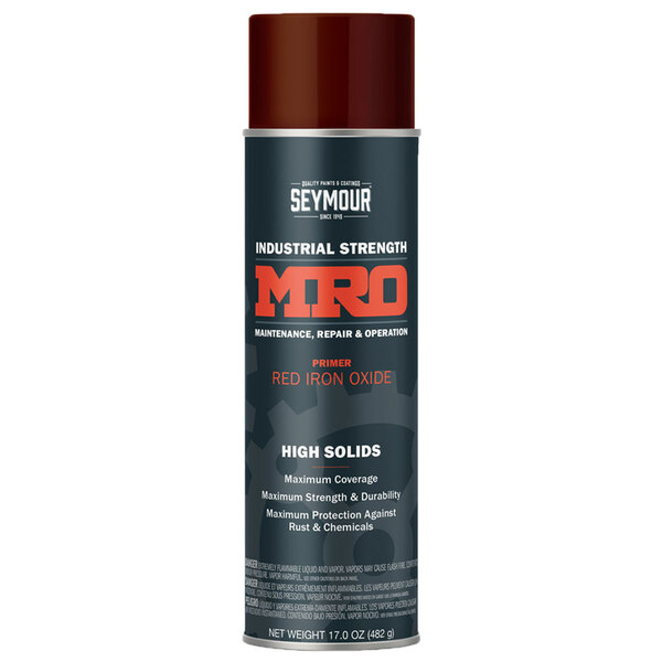 620-1407 RED IRON OXIDE PRIMER MRO HIGH SOLIDS SPRAY PAINT 20OZ CAN 16OZ FILL