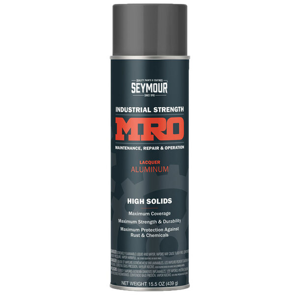 620-1411 ALUMINUM MRO HIGH SOLIDS SPRAY PAINT 20OZ CAN 16OZ FILL