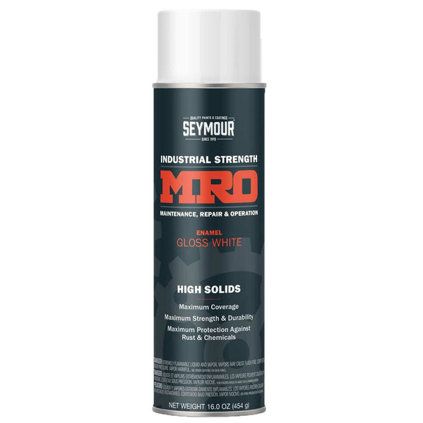 620-1413 GLOSS WHITE MRO HIGH SOLIDS SPRAY PAINT 20OZ CAN 16OZ FILL