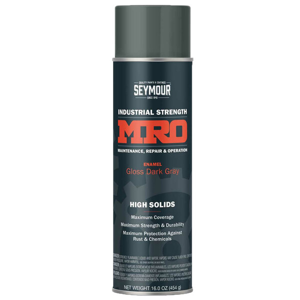 620-1417 DARK MACHINERY GRAY (ANSI 49) MRO HIGH SOLIDS SPRAY PAINT 20OZ CAN 16OZ FILL