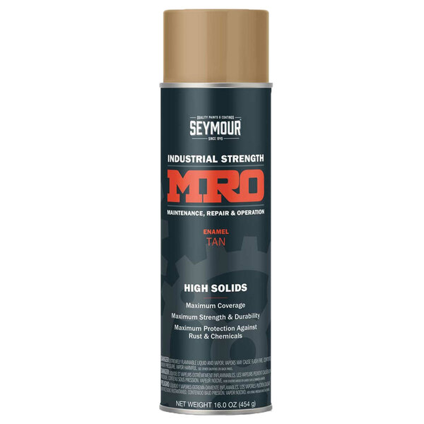 620-1435 TAN MRO HIGH SOLIDS SPRAY PAINT 20OZ CAN 16OZ FILL