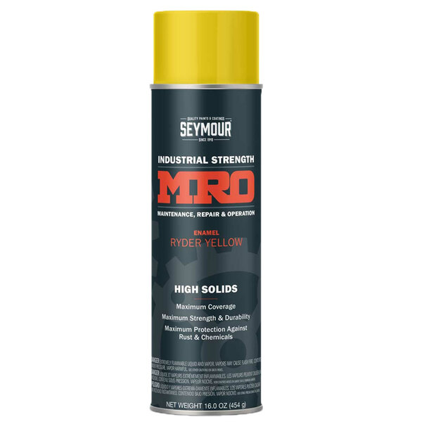 620-1446 RYDER YELLOW MRO HIGH SOLIDS SPRAY PAINT 20OZ CAN 16OZ FILL