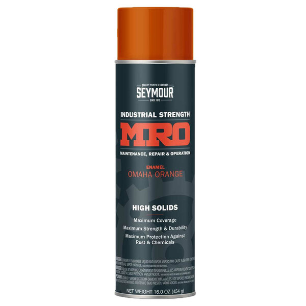 620-1450 OMAHA ORANGE MRO HIGH SOLIDS SPRAY PAINT 20OZ CAN 16OZ FILL