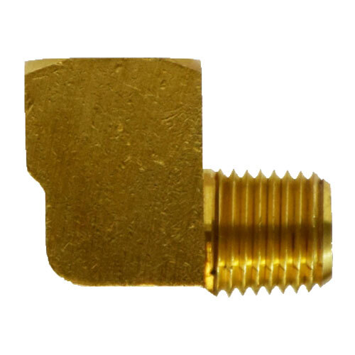 28156S 1/8 BRASS PIPE 90 DEGREE STREET ELBOW SHORT