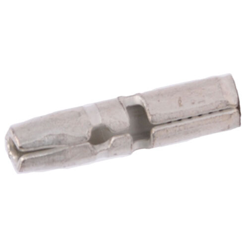 10384 12-10 AWG UNINSULATED BUTTED SEAM MALE BULLET CONNECTOR .195 WIDTH