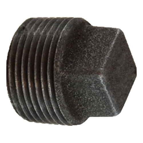 65652 3/8 BLACK SQUARE HEAD CORED PIPE PLUG