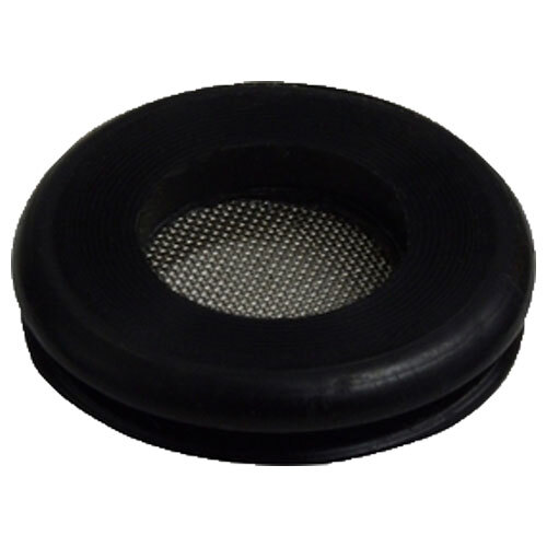 39558 BLACK UNIVERSAL POLYURETHANE GLADHAND SEAL WITH SCREEN FILTER