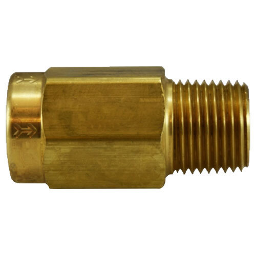 46567 3/8 X 3/8 BRASS CHECK VALVE 500 PSI BUNA-N SEAL FEMALE X MALE