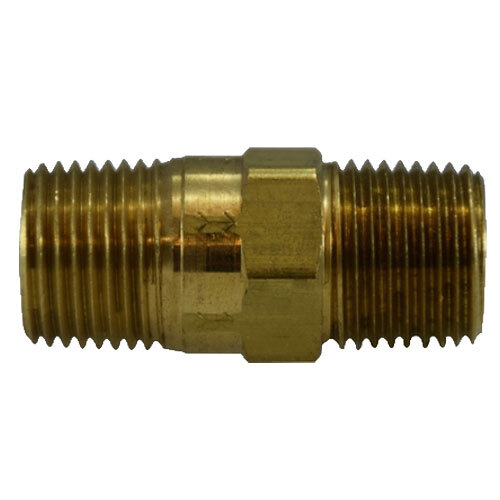 46571 1/4 X 1/4 BRASS CHECK VALVE 500 PSI BUNA-N SEAL MALE X MALE 500 PSI