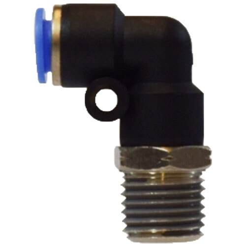 20658 12MM X 3/8 BRASS COMPOSITE BODY PUSH-IN 90 DEGREE SWIVEL MALE ELBOW