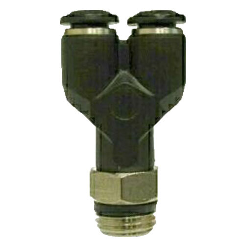 20817 6MM X 1/8 BRASS COMPOSITE BODY PUSH-IN SWIVEL MALE Y CONNECTOR