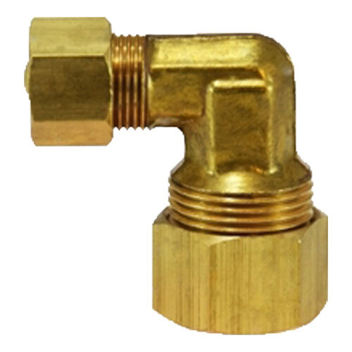 18136 1/2 X 3/8 BRASS COMPRESSION 90 DEGREE FORGED REDUCING ELBOW