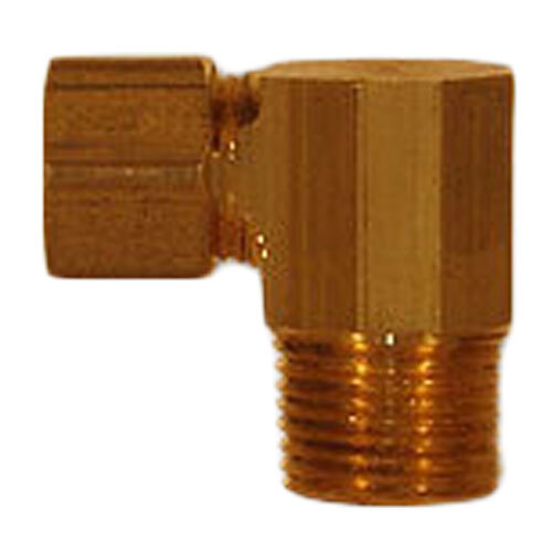 269X6X2 3/8 X 1/8 BRASS COMPRESSION 90 DEGREE MALE ELBOW USA