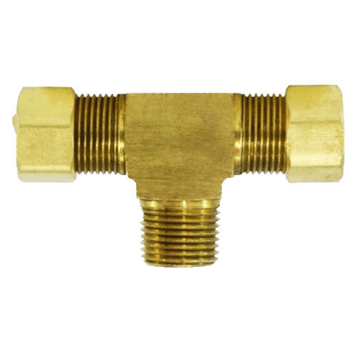 18299B 1/2 X 3/8 BRASS COMPRESSION BARSTOCK MALE BRANCH TEE