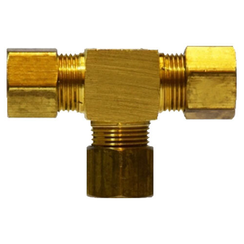 18105B 3/8 BRASS COMPRESSION BARSTOCK TEE