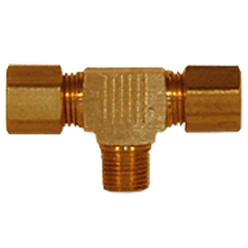 272X4X4 1/4 X 1/4 BRASS COMPRESSION MALE BRANCH TEE USA