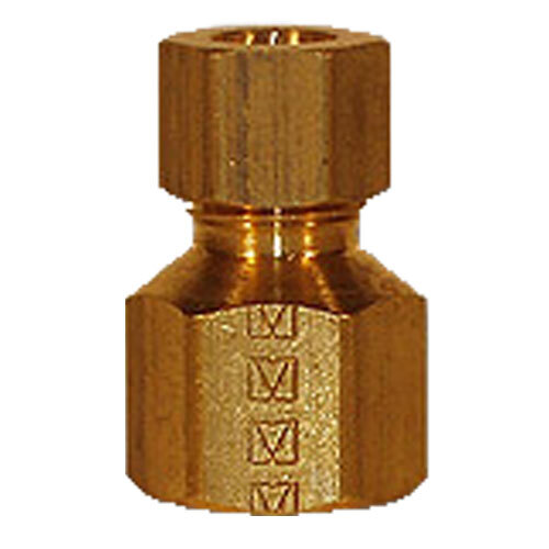 266X8 1/2 X 3/8 BRASS COMPRESSION FEMALE ADAPTER