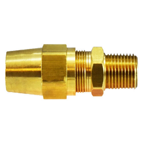 38229 3/4 X 1/2 BRASS DOT AIR BRAKE COPPER TUBING MALE ADAPTER