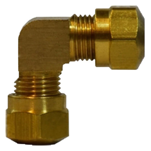 38052 1/4 BRASS DOT NYLON AIR BRAKE 90 DEGREE ELBOW