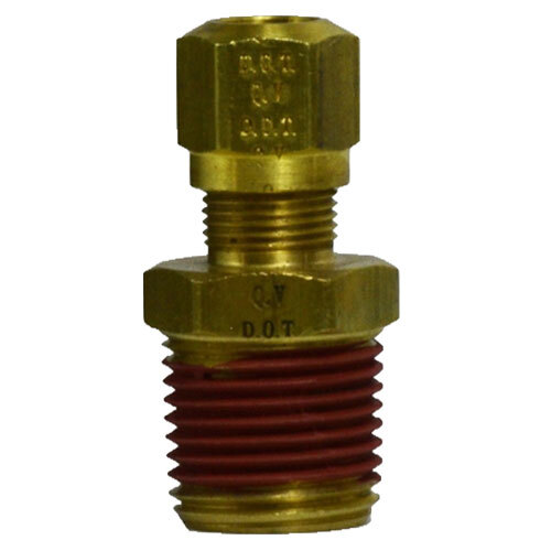 38086 3/4 X 3/4 BRASS DOT NYLON AIR BRAKE MALE ADAPTER