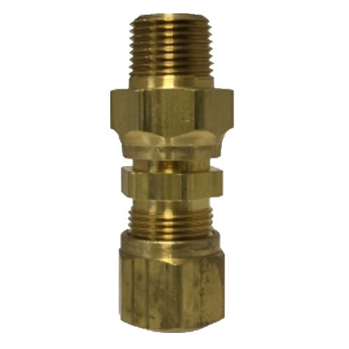 38078S 3/8 X 3/8 BRASS DOT NYLON AIR BRAKE SWIVEL MALE ADAPTER