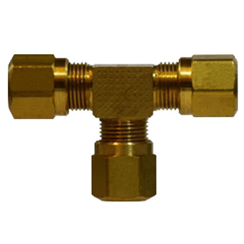 38045 3/8 BRASS DOT NYLON AIR BRAKE TEE