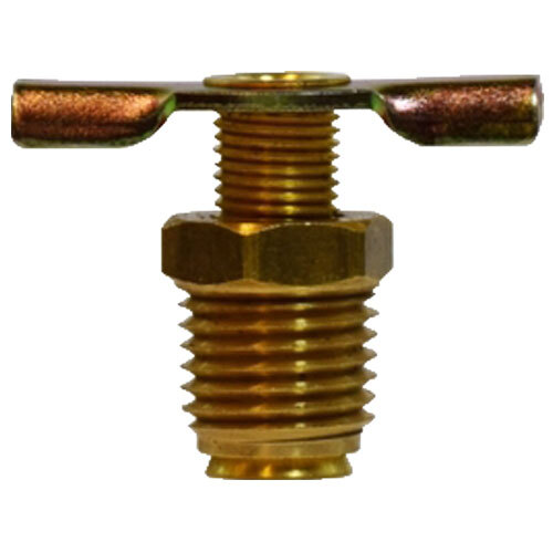 46085 1/8 BRASS DRAIN COCK RADIATOR TYPE EXTERNAL SEAT