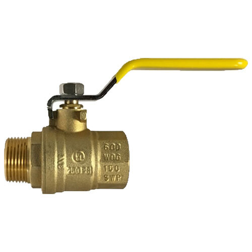 948172 1/2 BRASS FULL PORT BALL VALVE MALE X FEMALE 600 WOG