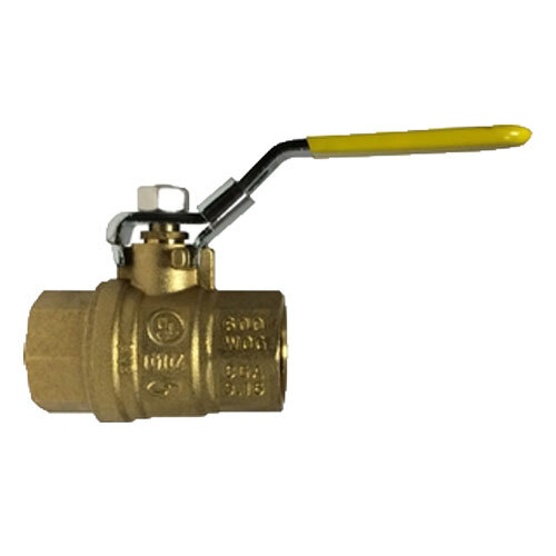 940173L 1/2 BRASS FULL PORT LOCKING HANDLE BALL VALVE 600 WOG