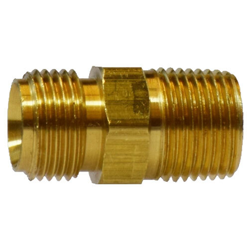 32030 1/4 X 1/4 BRASS HOSE BARB BALLSEAT MALE ADAPTER WITH BEVELED SEAT