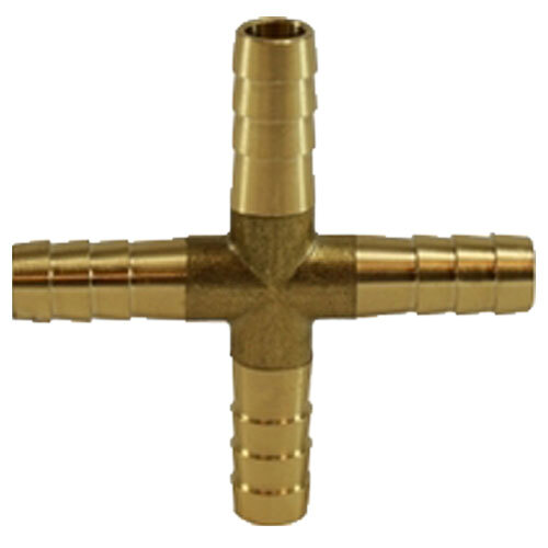 32608 1/4 BRASS HOSE BARB CROSS