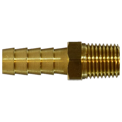 32307 1 X 1/2 BRASS HOSE BARB RIGID MALE ADAPTER