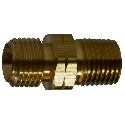 30406 9/16-18 #122LWA BRASS WELDED HOSE FITTING 1/4-18 LEFT HAND WELDING HOSE ADAPTER