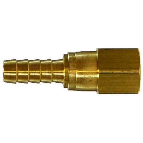 32475 1/2 X 3/8 BRASS HOSE BARB RIGID SWIVEL FEMALE ADAPTER