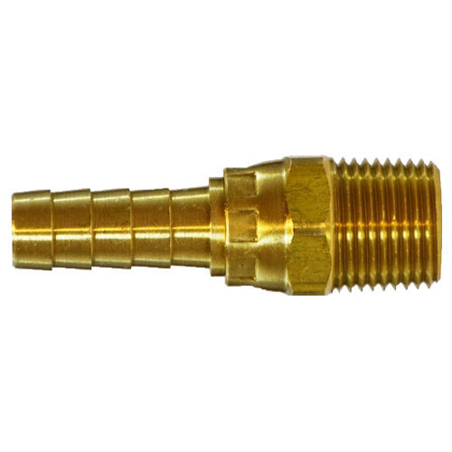 32355 1/2 X 3/8 BRASS HOSE BARB RIGID SWIVEL MALE ADAPTER