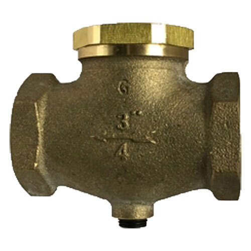 947144 3/4 BRASS INLINE CHECK VALVE VERTICAL OR HORIZONTAL 250 PSI